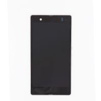 LCD For Sony Xperia Z With Frame White